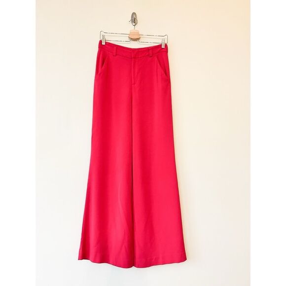 Dylan High Waist Wide Leg Pants Alice + Olivia - Picture 3 of 5